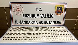 Erzurum'da 439 adet sikke ele geçirildi