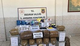 Erzurum'da kaçak tütün operasyonu