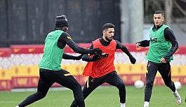 Galatasaray'da Falcao takımla birlikte çalıştı