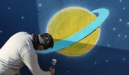 Gürsu sokakları çocukların zihin renkleriyle süsleniyor