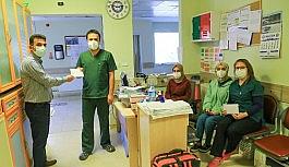 Hadim'de öğrencilerden sağlık çalışanlarına mektup