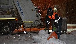 Hakkari Belediyesinin kar mesaisi başladı