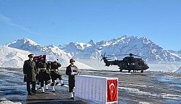 Hakkari'de şehit Özbent için tören düzenlendi