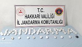 Hakkari'de uyuşturucu ve kaçak sigara ele geçirildi