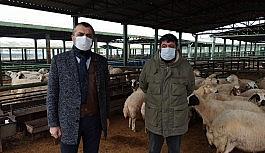 Hayvan yetiştiricilerine maske dağıtıldı