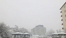 Hizan'da kar yağışı