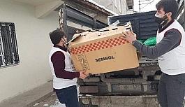 İHO EBRAR Van'da kömür yardımında bulundu