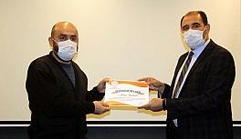 İl Milli Eğitim Müdürlüğünden öğretmenlere teşekkür belgesi verildi