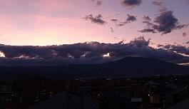 İnegöl'de gökyüzünde mest eden görüntü