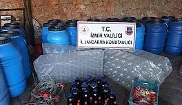 İzmir'de 11 bin 200 litre sahte içki ele geçirildi
