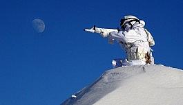 Karlı dağları yuva yapan hudut kahramanları görev başında