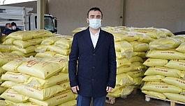 Kestel Belediyesi'nden selzede çiftçilere gübre desteği