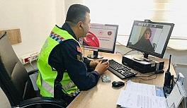 Kırsaldaki öğrencilere uzaktan trafik eğitimi