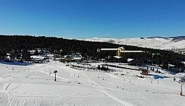 Kristal kar diyarı Sarıkamış'ta korona virüs sessizliği