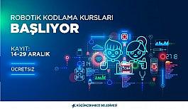 Küçükçekmece Belediyesi'nden sertifikalı robotik kodlama eğitimi
