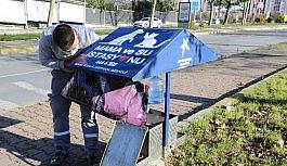 Küçükçekmece'de kısıtlamalarda sokak hayvanları unutulmuyor