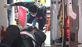 Kuryeye çarpan araç kaçtı, kurye yerde acı içinde kıvrandı