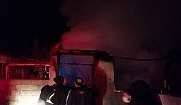 Marangoz atölyesinde yangın