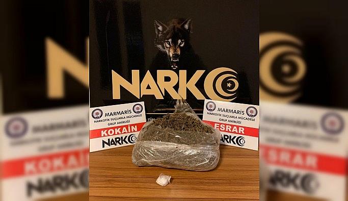 Marmaris'te Narkotikten yılbaşı operasyonu