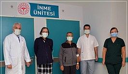 Muğla Eğitim Araştırmada felçli iki hasta sağlığına kavuştu