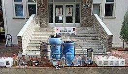Muğla'da 120 litre el yapımı alkol ele geçirildi