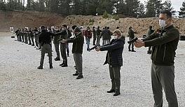 Muğla'da ormancılara silah eğitimi