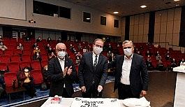 Muratpaşa, Emin Sözen'i İzmir'e uğurladı