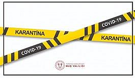 Muş'ta bir köy karantinaya alındı