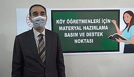 Muş'ta köy okulu öğretmenleri için materyal hazırlama noktası kuruldu