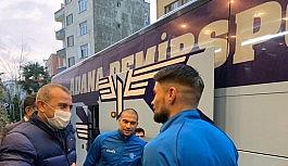 Ordu Valisi Tuncay Sonel, Adana Demirspor'a maç öncesi ziyaret etti
