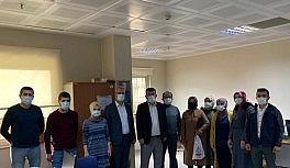 Orhaneli Ak Parti yönetiminden sağlık çalışanlarına yeni yıl ziyareti