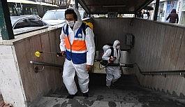 Osmangazi'de dip bucak dezenfeksiyon