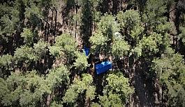 (Özel) 65 yıllık hayatının tamamını ormanda çadırda yaşayarak geçirdi