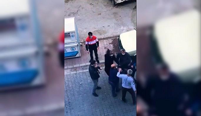 (Özel) Hırsızlık şüphelisinin kafasına ingiliz anahtarıyla böyle vurdu