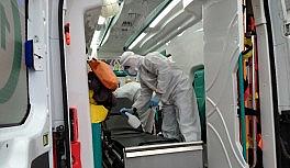 (Özel) İşte bir Covid-19 hastasının hastaneye taşınma süreci