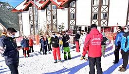 Palandöken'de kayak krizi