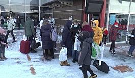 Palandöken'e ilk turist kafilesi