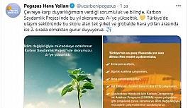 Pegasus, Karbon Saydamlık Projesi skorunu A-'ye yükseltti