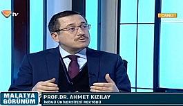 Rektör Kızılay'dan pandemiyle mücadeleye övgü