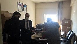 Saray'da 170 öğrenciye tablet desteği