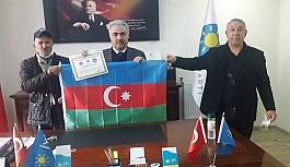 TADDEF'TEN Başkan Ata"ya teşekkür belgesi