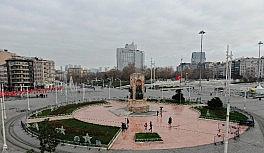 Taksim Meydanı ve İstiklal Caddesi boş kaldı