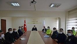 Tercan'da kış tedbirleri toplantısı yapıldı