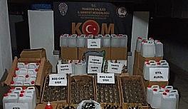 Trabzon'da sahte alkol operasyonu