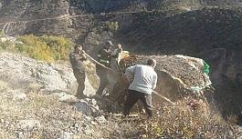 Tunceli'de yaban keçisi avında kullanılan gümeler imha edildi