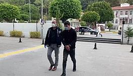 Tutuklanan motosiklet hırsızına kısıtlamayı ihlal ve maske takmadığı için 4 bin 50 TL para cezası