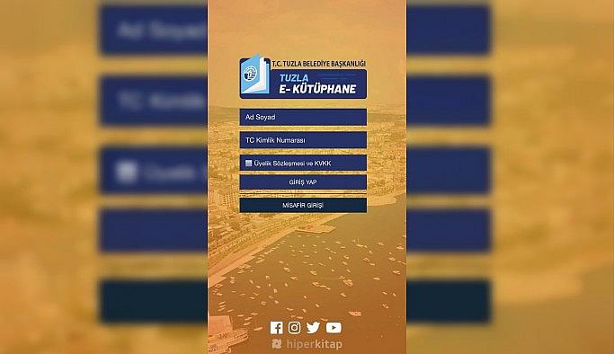 Tuzla'da e-kütüphane uygulamasına binlerce kişi erişim sağladı