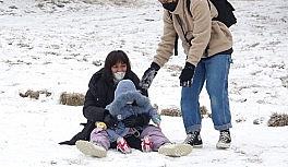 Uludağ'a gelen turistler hayran kaldı