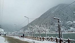 Uzungöl'den kar manzaraları