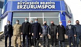 Vali Memiş BB Erzurumspor kulüp tesislerini ziyaret etti